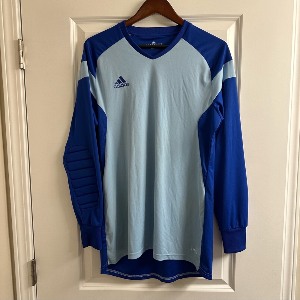 BARELY WORN Adidas goalie jersey with padding
